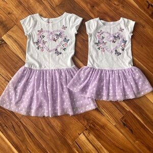 Epic Threads Short Sleeve Tutu Dress Size 2T and 6